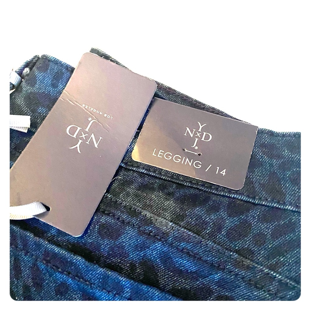 NYDJ leopard print legging jeans